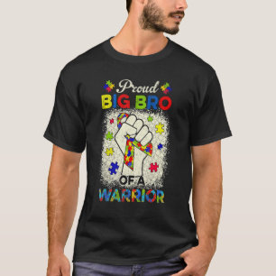 Autism Big Bro Of Autism Awareness Warrior Support T-Shirt