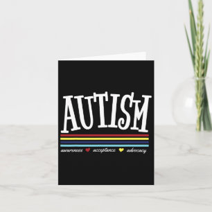 Autism Blue For Autism Awareness Month Card