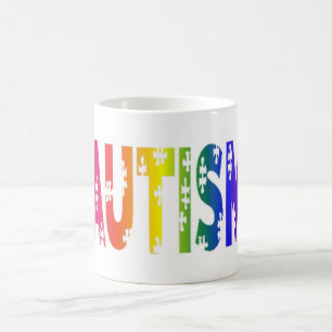 autism bright mug