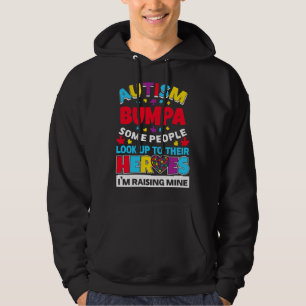 Autism Bumpa People Look Up Their Heroes Rising Mi Hoodie