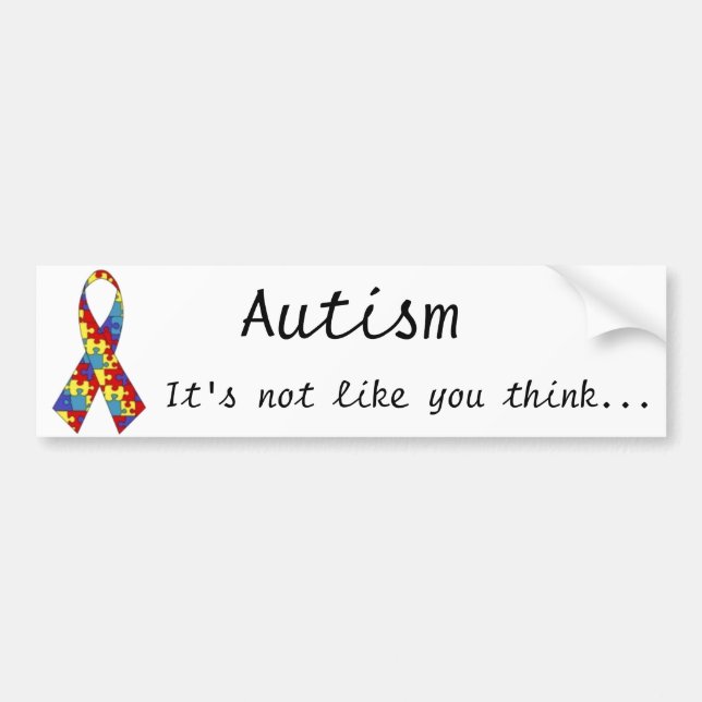 Autism Bumper Sticker (Front)