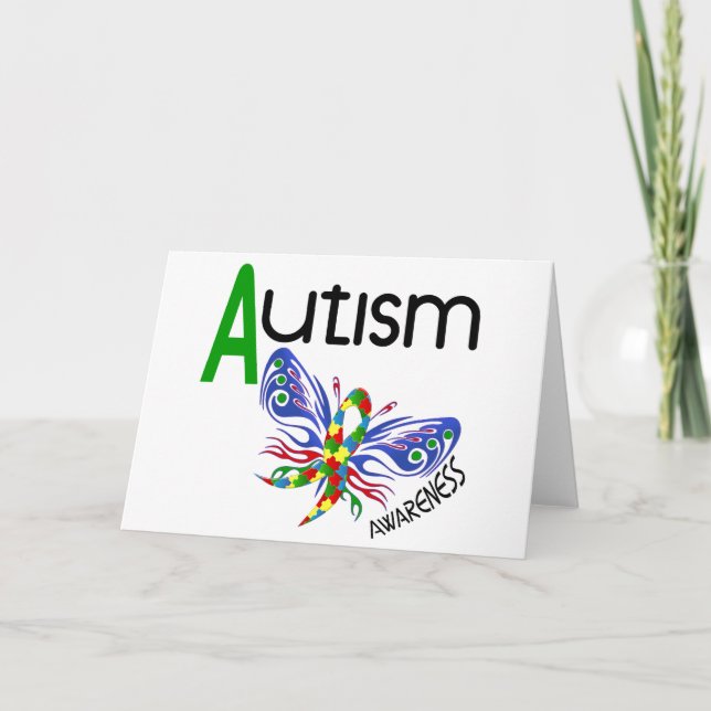 AUTISM Butterfly 3.1 Card (Front)
