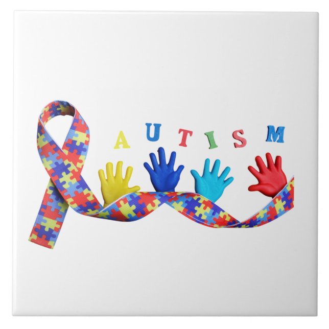 Autism Ceramic Tile (Front)
