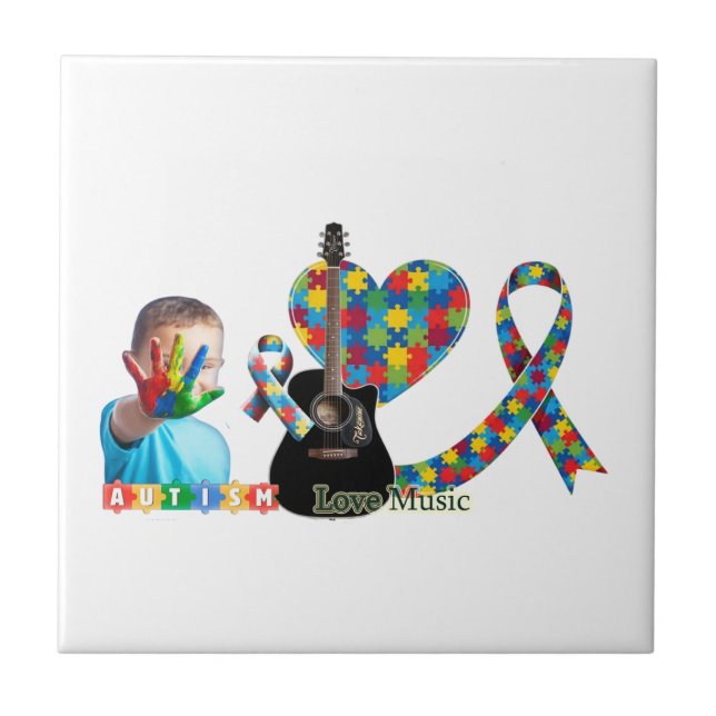 Autism Ceramic Tile (Front)