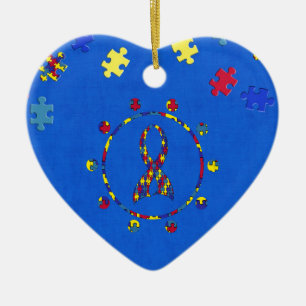 Autism Ceramic Tree Decoration