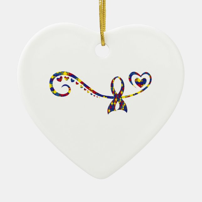 Autism Ceramic Tree Decoration (Front)