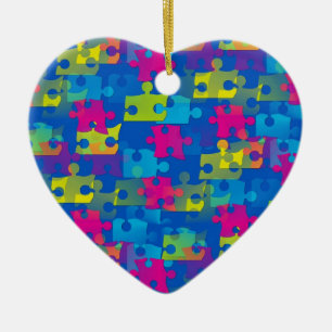 Autism Ceramic Tree Decoration