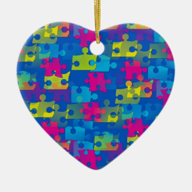 Autism Ceramic Tree Decoration (Front)