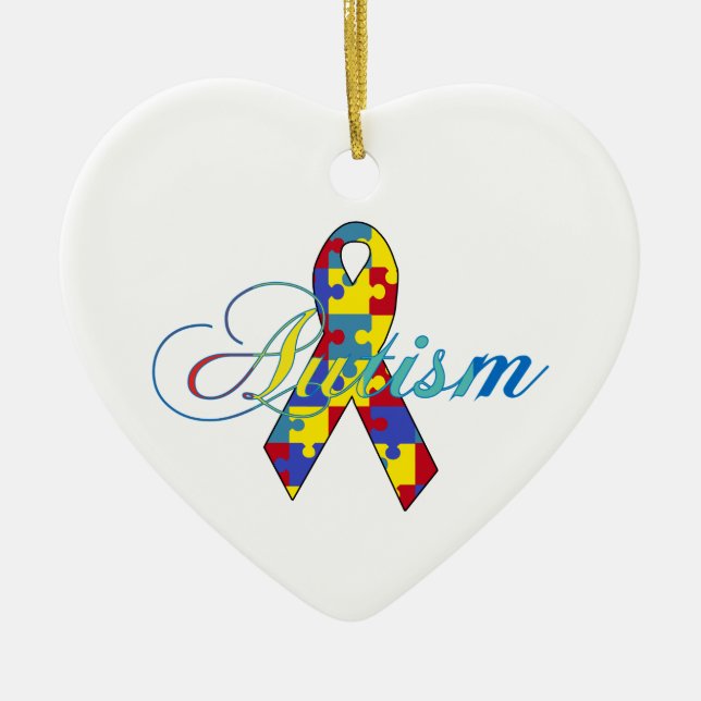 Autism Ceramic Tree Decoration (Front)