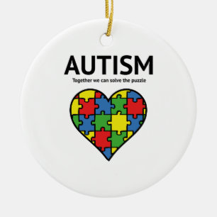 Autism Ceramic Tree Decoration