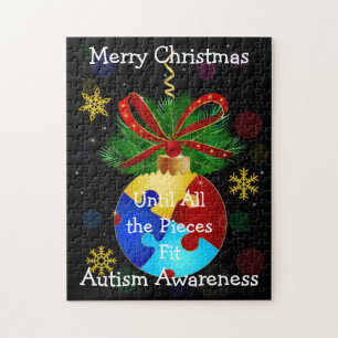 Autism Christmas Bauble Jigsaw Puzzle