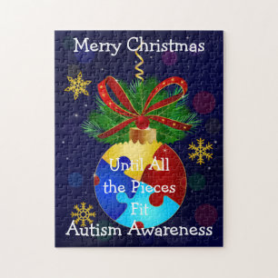 Autism Christmas Bauble Jigsaw Puzzle