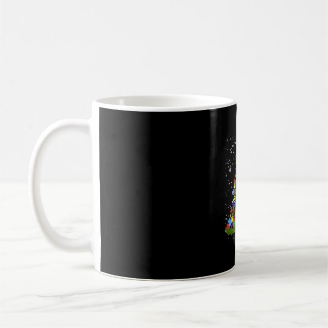 Autism - Christmas Tree Coffee Mug (Left)