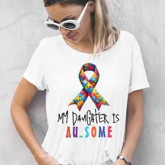 Autism Dad| Autistic daughter T-Shirt