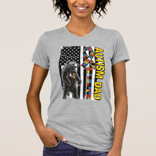 Autism Dad Bear Flag Awareness Shirt Design_1