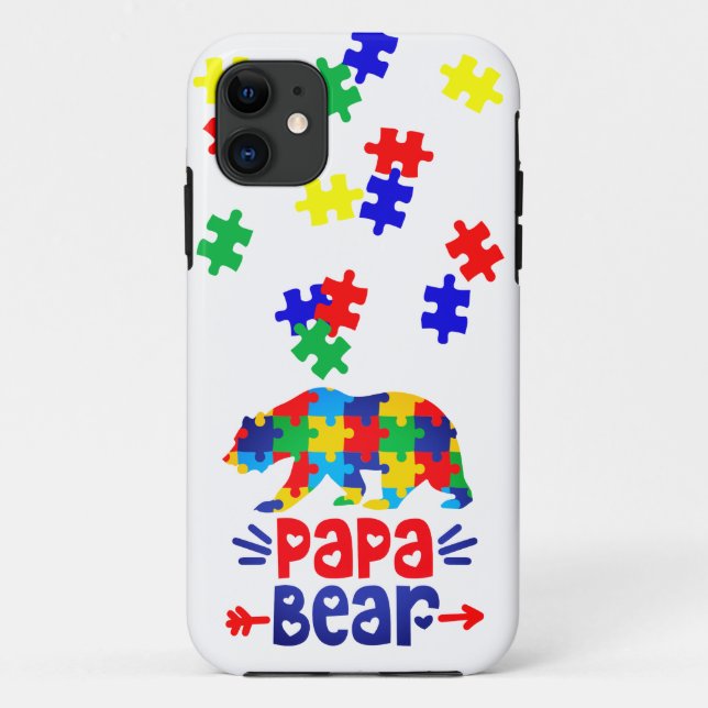 Autism Dad  Case-Mate Tough Apple iPhone 11 Case (Back)