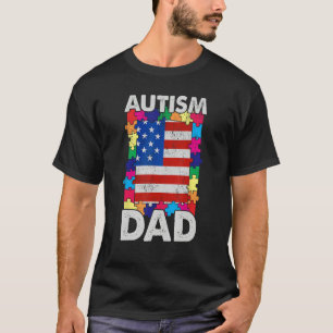 Autism Dad Father s Day Autism Awareness T-Shirt
