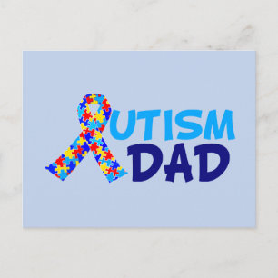 Autism Dad Postcard