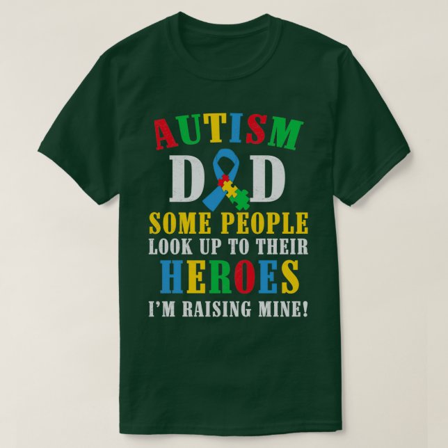 Autism dad T-Shirt (Design Front)