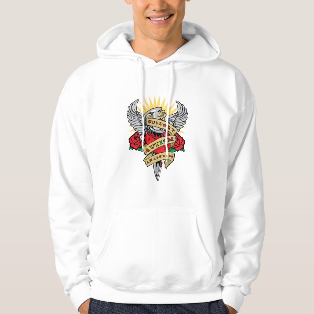 Autism Dagger Hoodie (Front)