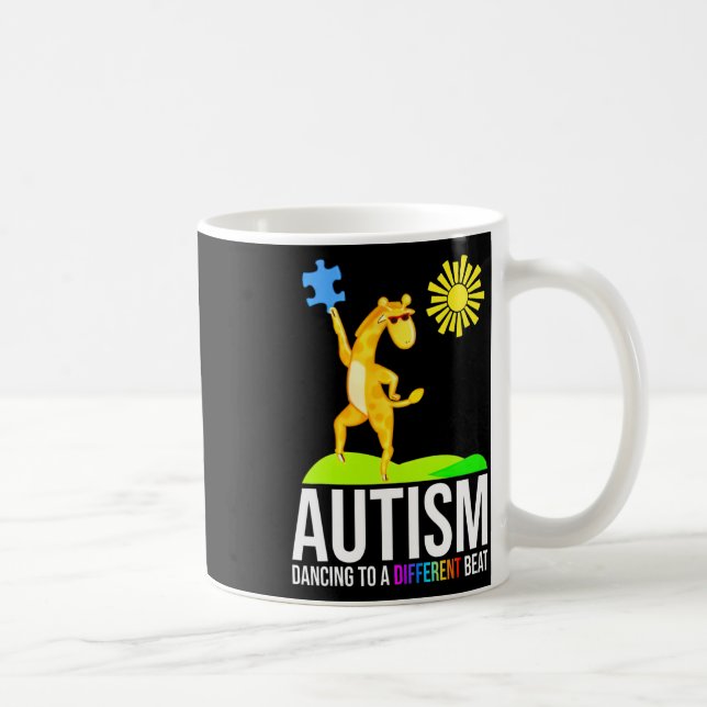 Autism Dancing To A Different Beat Fun Awareness G Coffee Mug (Right)
