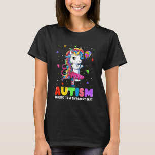 Autism Dancing To Be A Different Beat Ballet Dance T-Shirt