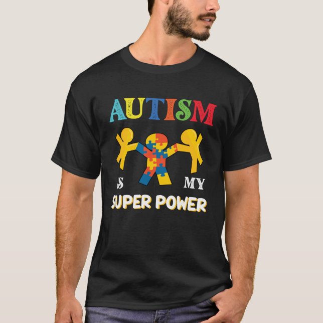 autism day awareness autistic love puzzle kids pro T-Shirt (Front)