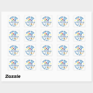 Autism Decal Program Autism Decal Program Square Sticker