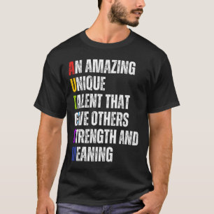 Autism Definition Autism Awareness Month Support I T-Shirt