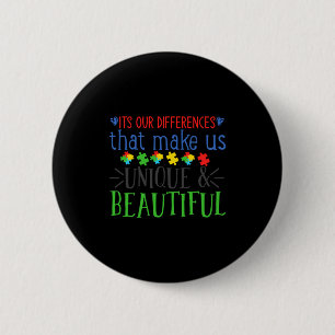 Autism Differences Autism Awareness Autism Speaks 6 Cm Round Badge