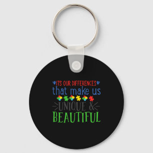 Autism Differences Autism Awareness Autism Speaks  Key Ring