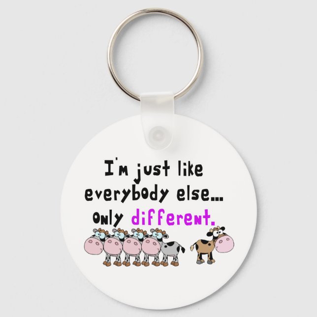 Autism Different Key Ring (Front)