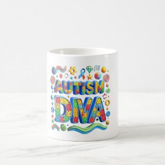 Autism Diva Classic Mug, 11 oz Coffee Mug