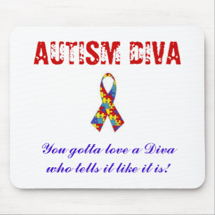 AUTISM DIVA MOUSE PAD