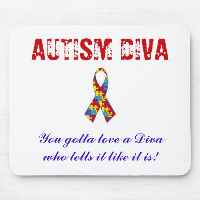 AUTISM DIVA MOUSE PAD (Front)