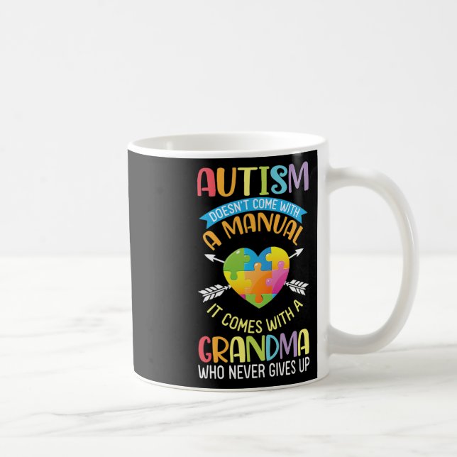Autism Doesn't Come With A Manual It Comes With A  Coffee Mug (Right)