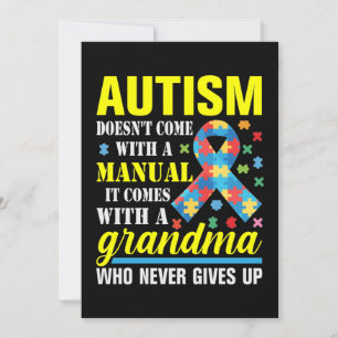 Autism Doesn't Come With A Manual It Comes With A Save The Date