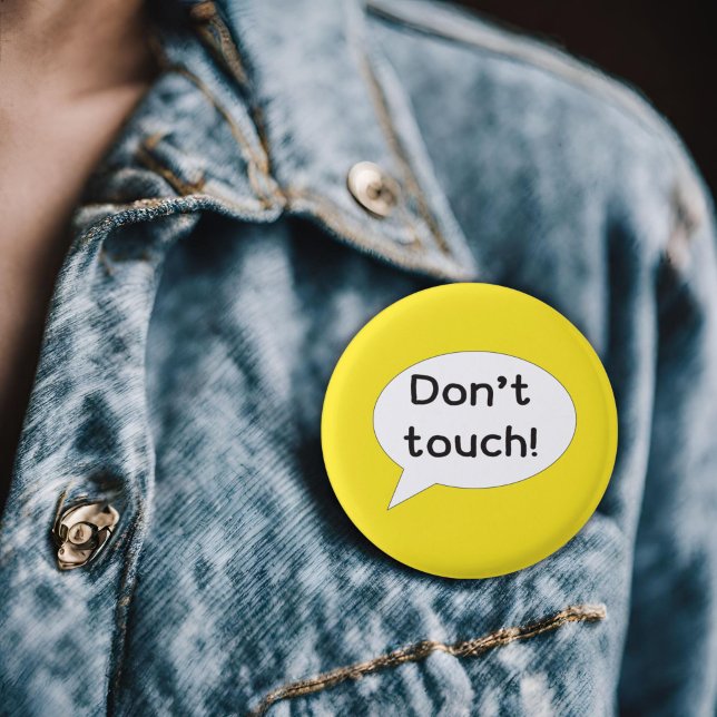 Autism don't touch personal Space Aspergers  3 Cm Round Badge (Creator Uploaded)