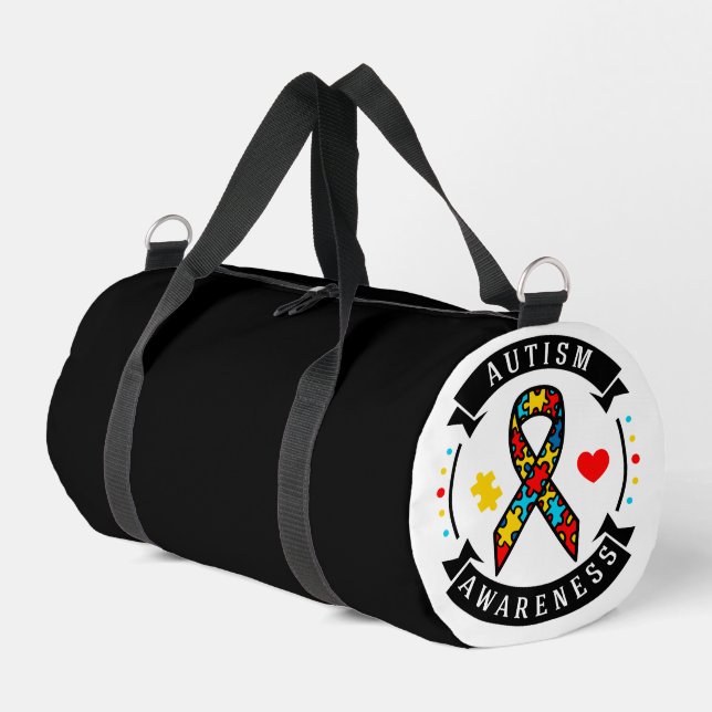 Autism Duffle Bag (Left Corner)
