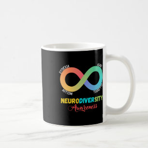 Autism Dyslexia Tourette Neurodiversity Awareness Coffee Mug