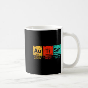 Autism Elements Periodic Table Awareness Asd Men W Coffee Mug