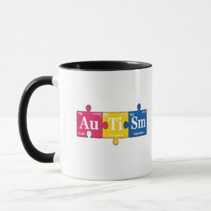 Autism Elements Periodic Table Awareness Chemistry Mug