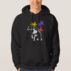 Autism elephant autiste support ASD Hoodie