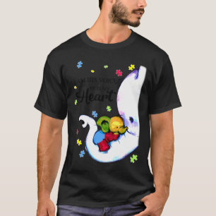 Autism Elephant I Am His Voice He Is My Heart Mug  T-Shirt