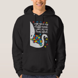 Autism Elephant Mom What Makes You Different Aware Hoodie