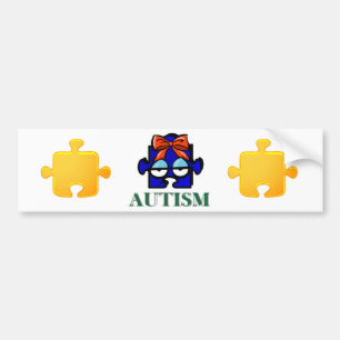 Autism Face Bumper Sticker