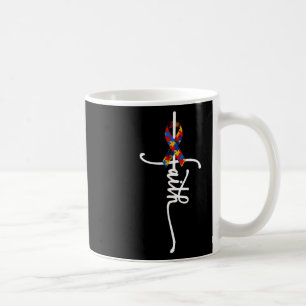 Autism Faith Cross Autism Autistic Gifts Autism Aw Coffee Mug