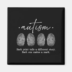 Autism Fingerprint Each Print Tells A Different St Magnet