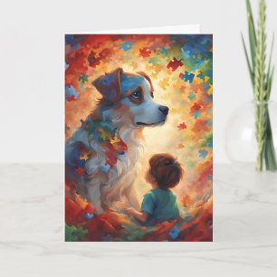 Autism Folded Greeting Card