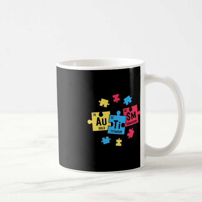 Autism  For Teachers SPED Periodic Table Elements  Coffee Mug (Right)